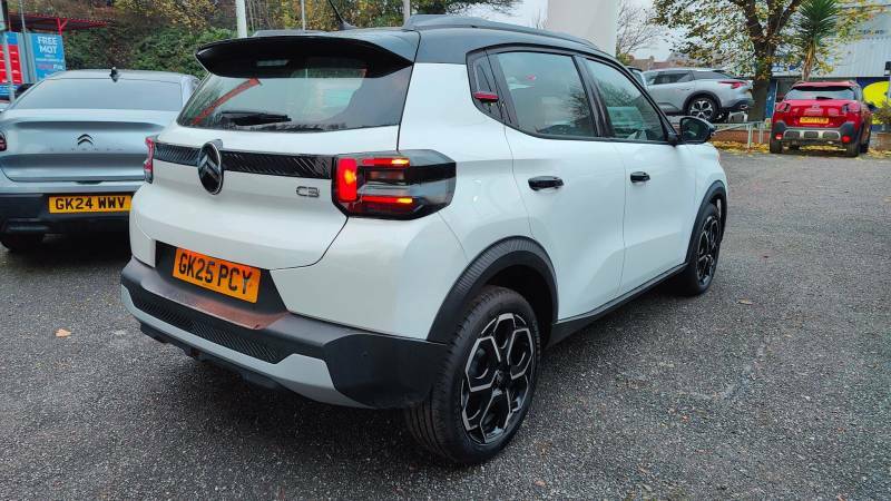 Citroen C3 1.2 Turbo Plus Euro 6 Ss - 2025 25 GK25PCY White #4