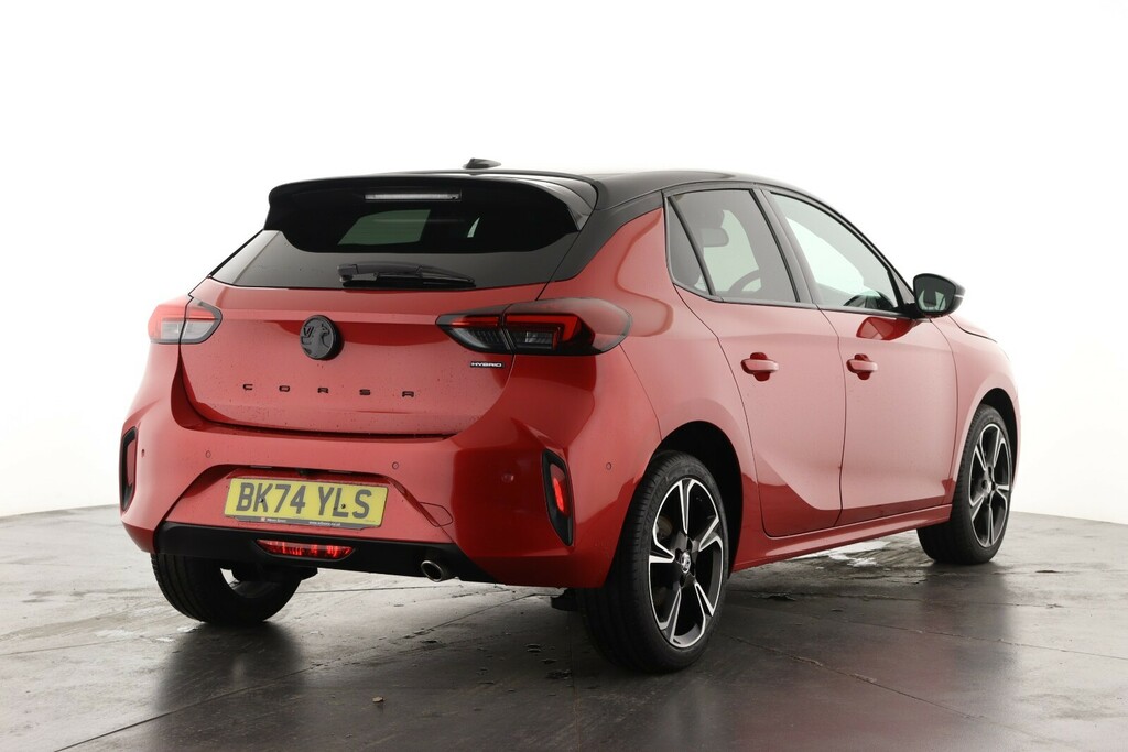 Vauxhall Corsa 1.2 Turbo Hybrid Gs E-dct6 BK74YLS Red #2