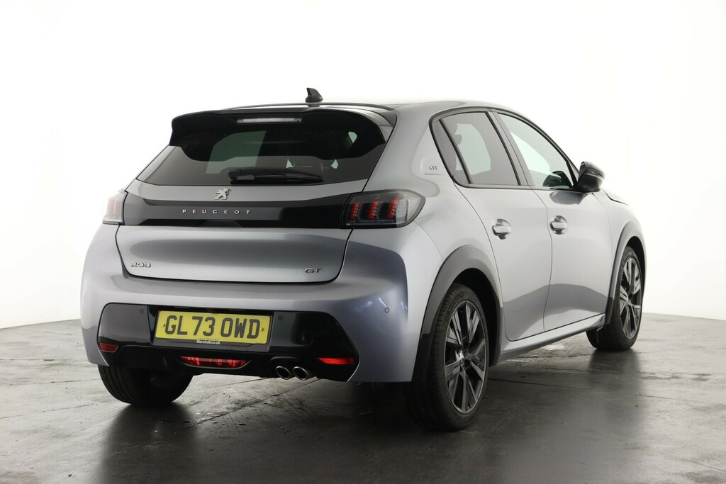 Peugeot 208 1.2 Puretech 130 Gt Eat8 GL73OWD Grey #2