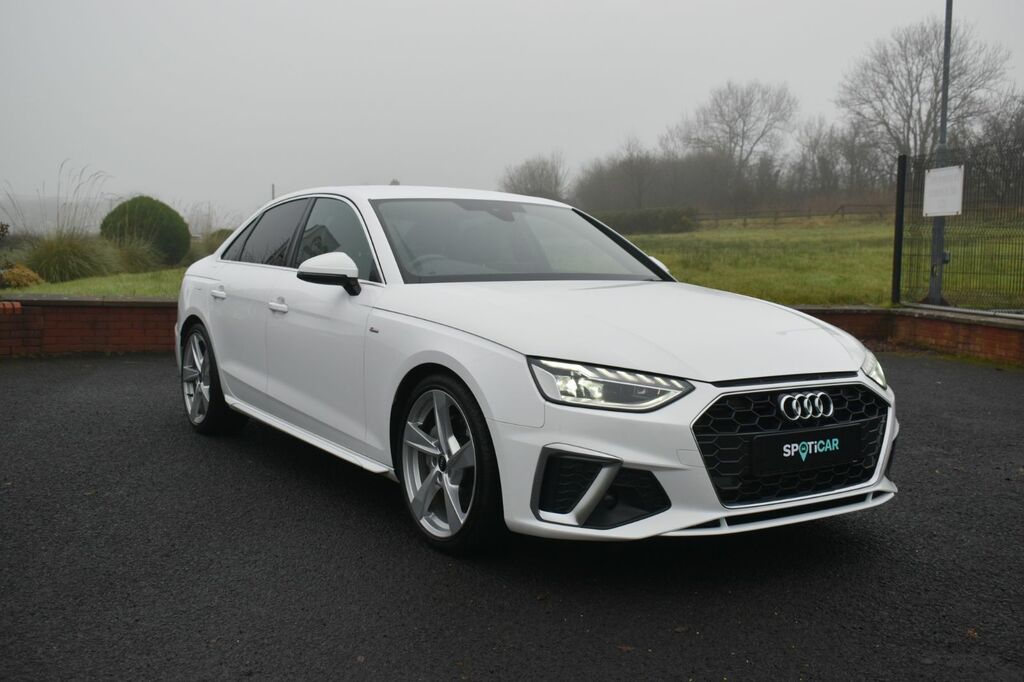 Audi A4 Saloon YD72DBO White #2