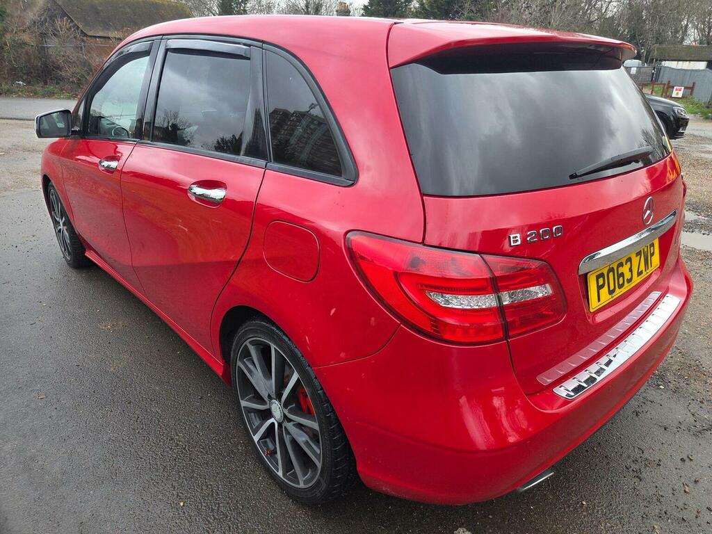 Mercedes-Benz B Class 1.8 B200 Cdi Sport 7G-dct Euro 5 S S Red #4