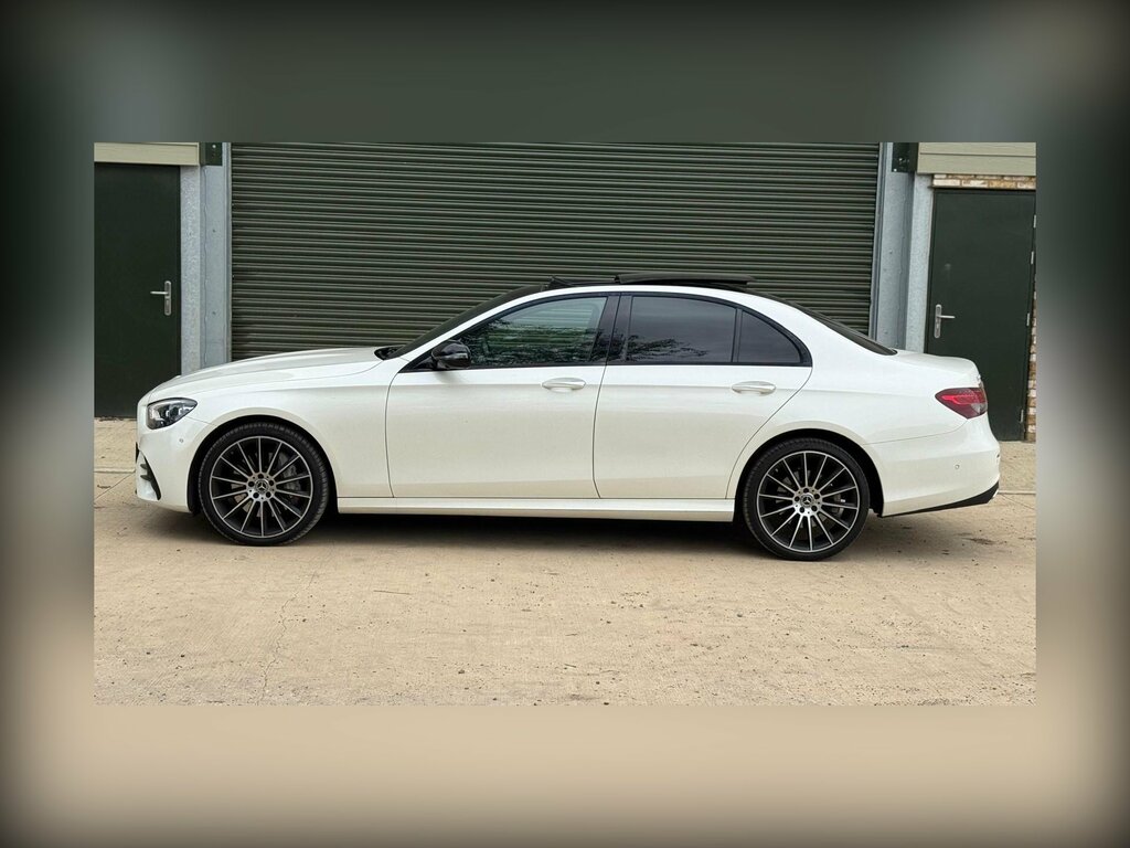 Mercedes-Benz E Class 2.9 E400d Amg Line Night Edition Premium Plus G- White #3