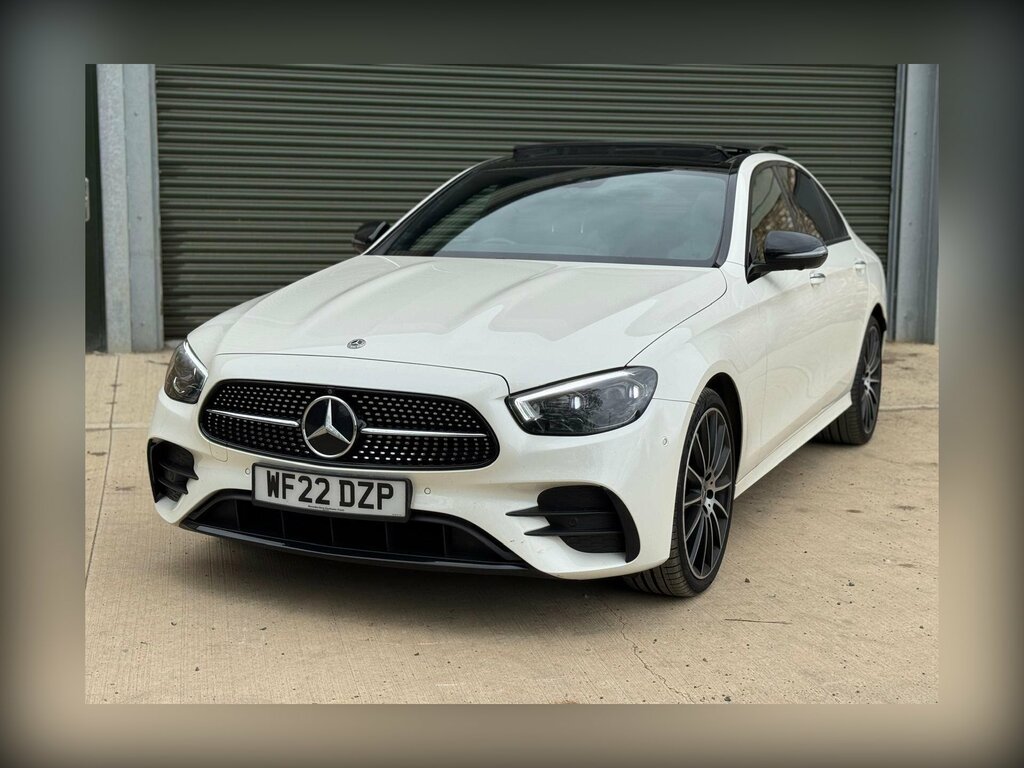 Mercedes-Benz E Class 2.9 E400d Amg Line Night Edition Premium Plus G- White #4