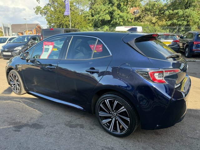 Toyota Corolla Vvt-h Gpf Design Hatchback SM71FJV Blue #4