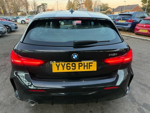 BMW 1 Series 118I M Sport Hatchback YY69PHF Black #6