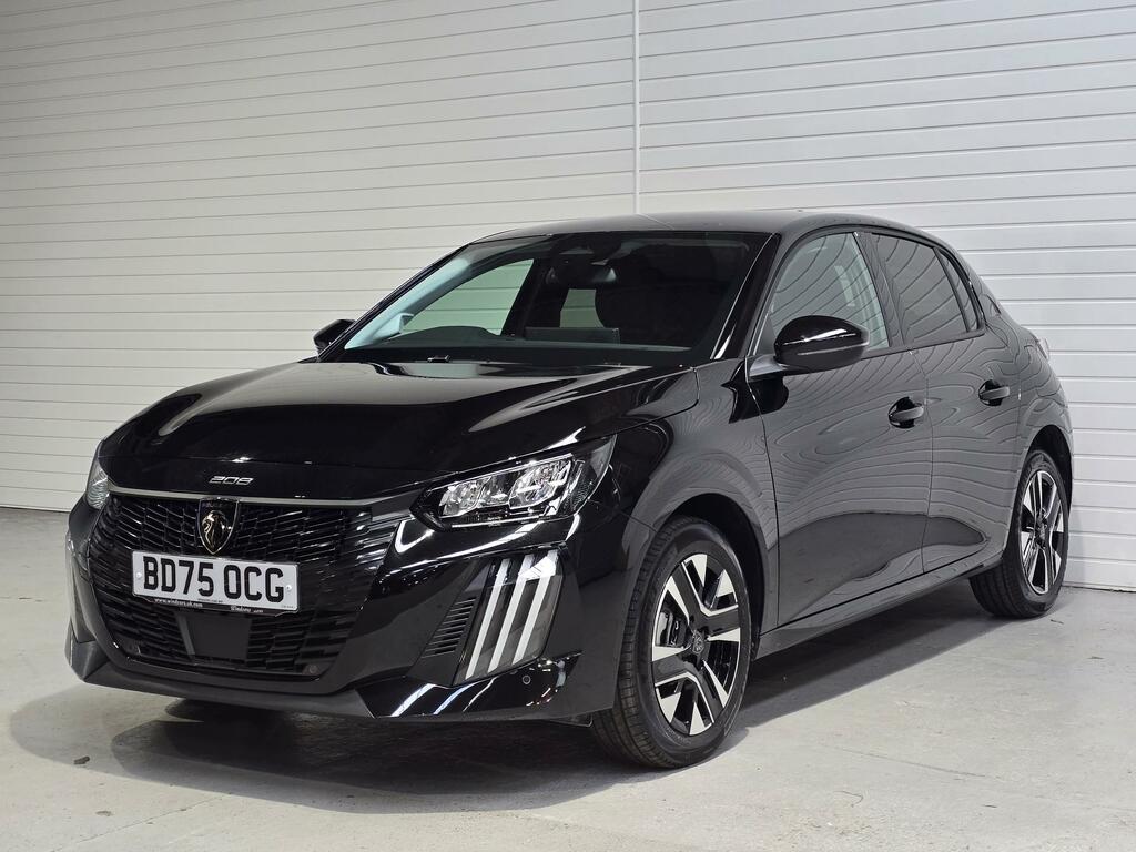 Peugeot 208 1.2 Puretech Allure Hatchback Eu BD75OCG Black #3