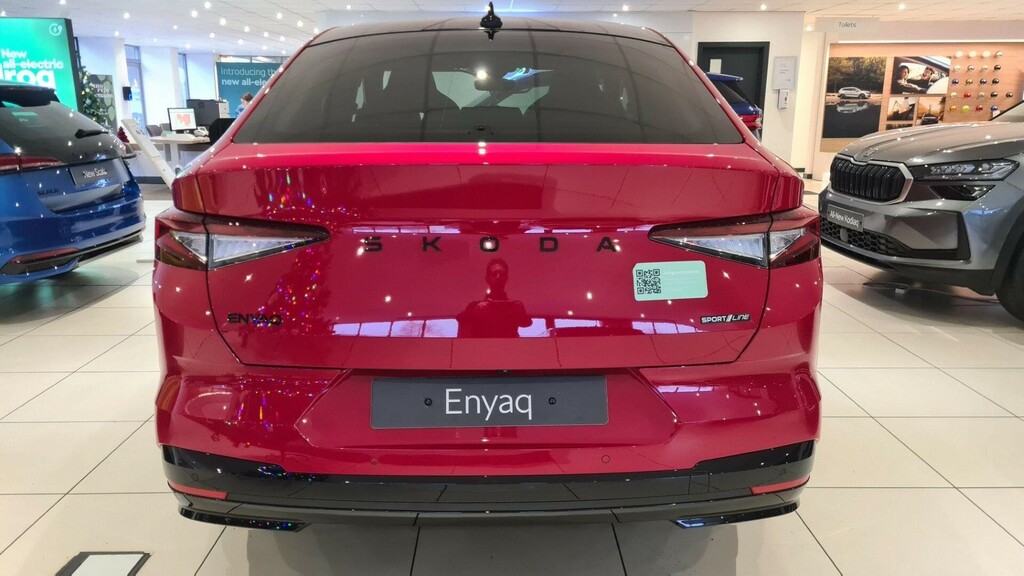 Skoda ENYAQ 82Kwh 85 Sportline Coupe Red
