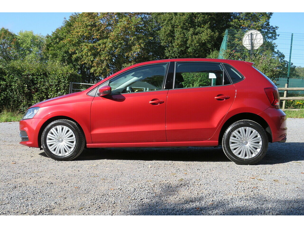 Volkswagen Polo Se Tsi Dsg Red #3
