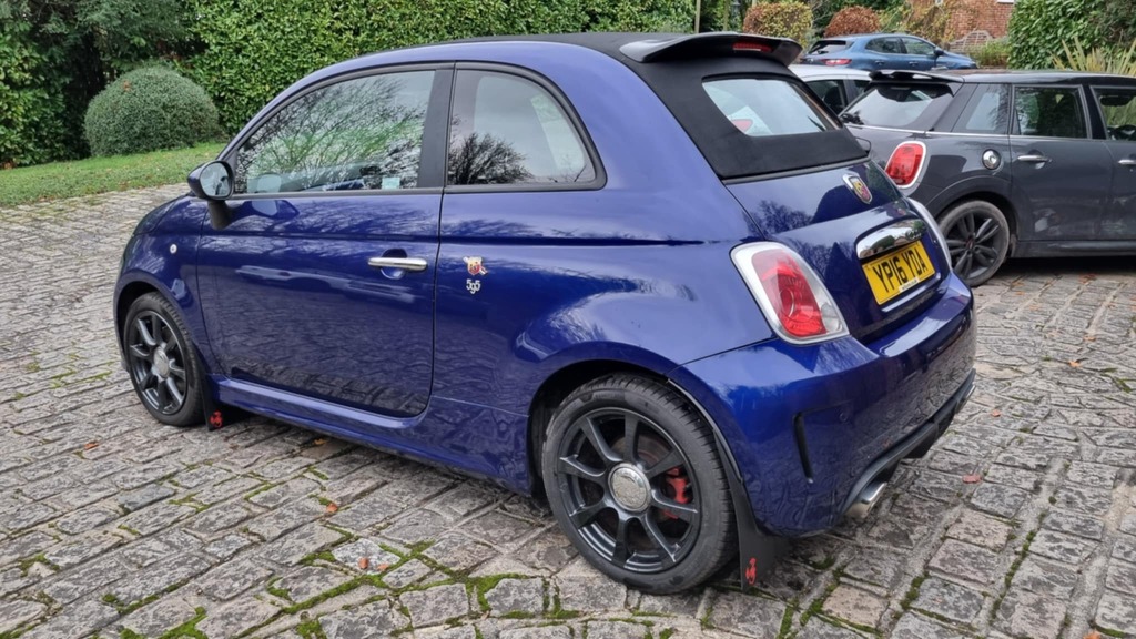 Abarth 500 Automatic YP16YDA Blue #5