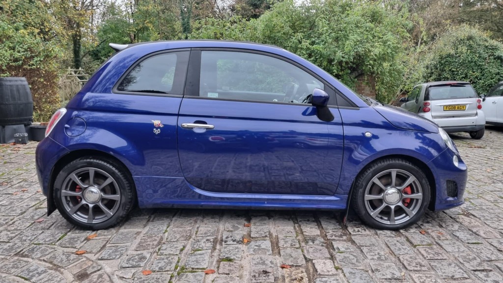 Abarth 500 Automatic YP16YDA Blue #2
