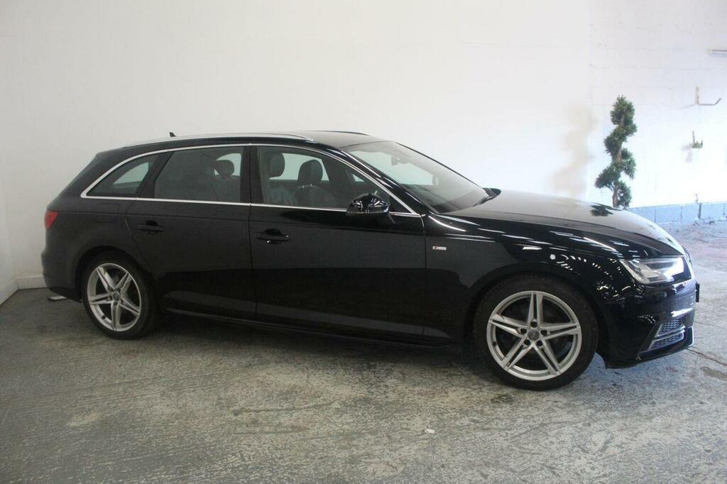 Audi A4 Avant Estate 2.0 Tdi S Line S Tronic Euro 6 Ss 2 MM66NSO Black #3