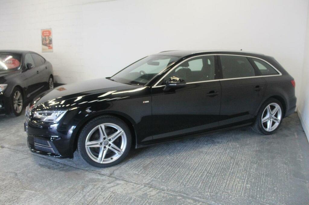 Audi A4 Avant Estate 2.0 Tdi S Line S Tronic Euro 6 Ss 2 MM66NSO Black #4