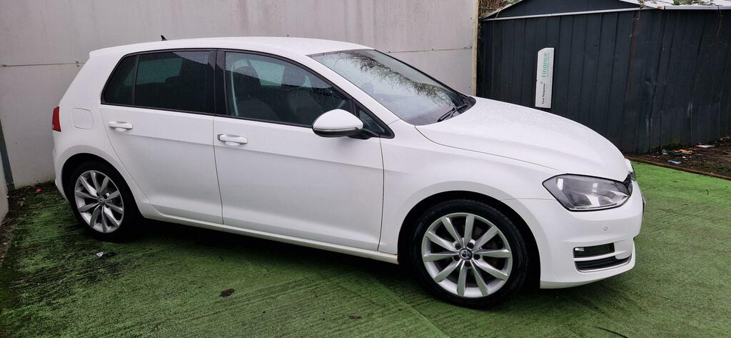 Volkswagen Golf Gt Tsi Act Bluemotion Technology SB64YLP White #4