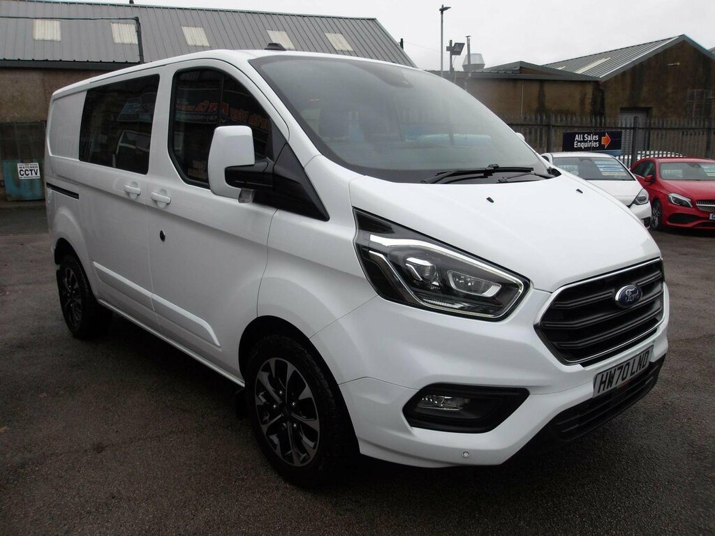 Ford Transit Custom 2.0 320 Ecoblue Limited Crew Van L1 H1 Euro 6 Ss HW70LND White #2