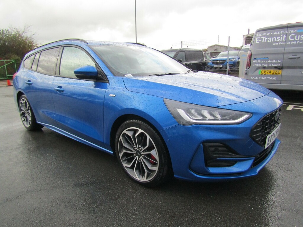 Ford Focus 1.0T Ecoboost Hybrid Mhev 155 St-line X E Blue