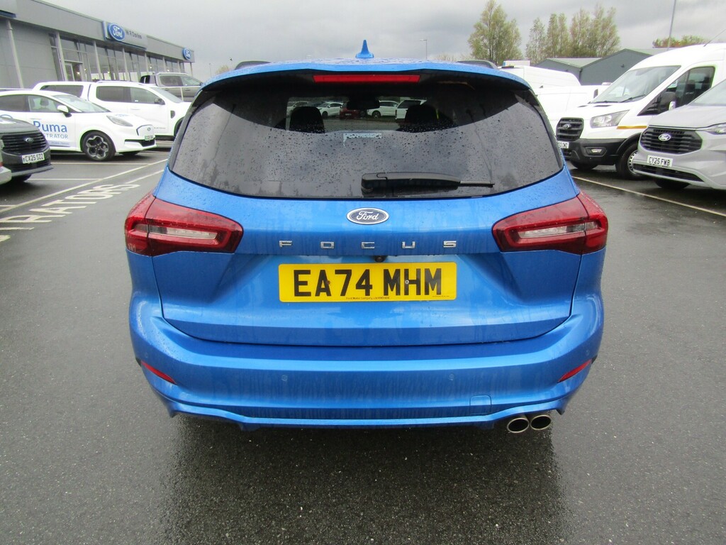 Ford Focus 1.0T Ecoboost Hybrid Mhev 155 St-line X E EA74MHM Blue #4