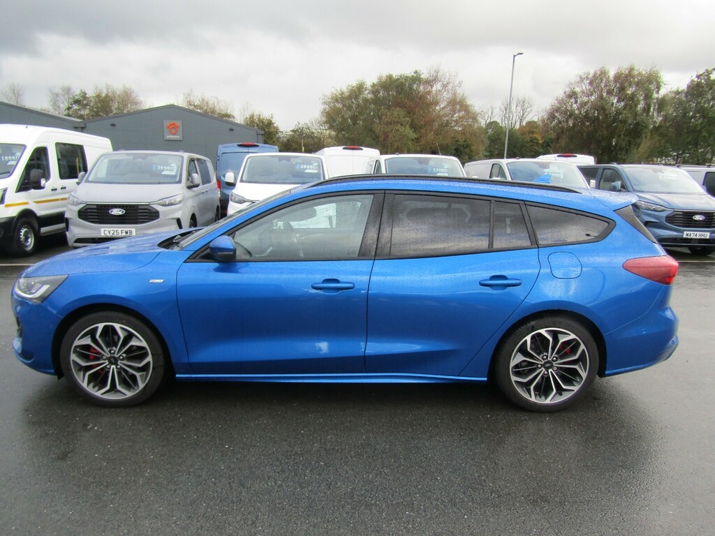 Ford Focus 1.0T Ecoboost Hybrid Mhev 155 St-line X E EA74MHM Blue #6