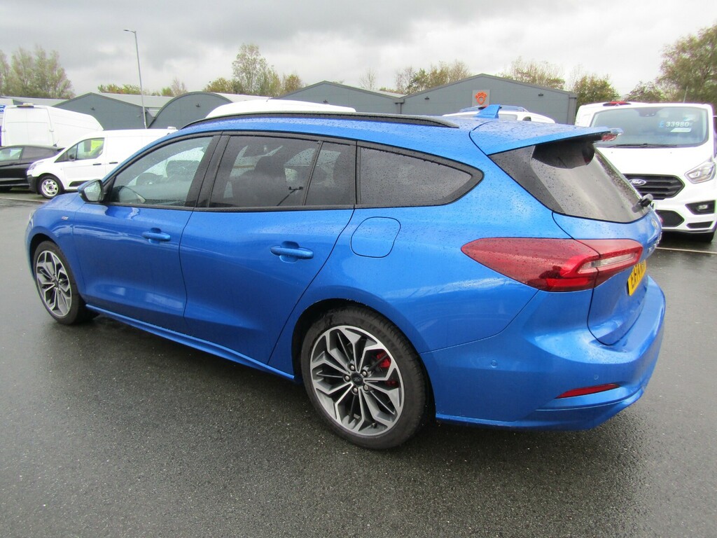 Ford Focus 1.0T Ecoboost Hybrid Mhev 155 St-line X E EA74MHM Blue #5