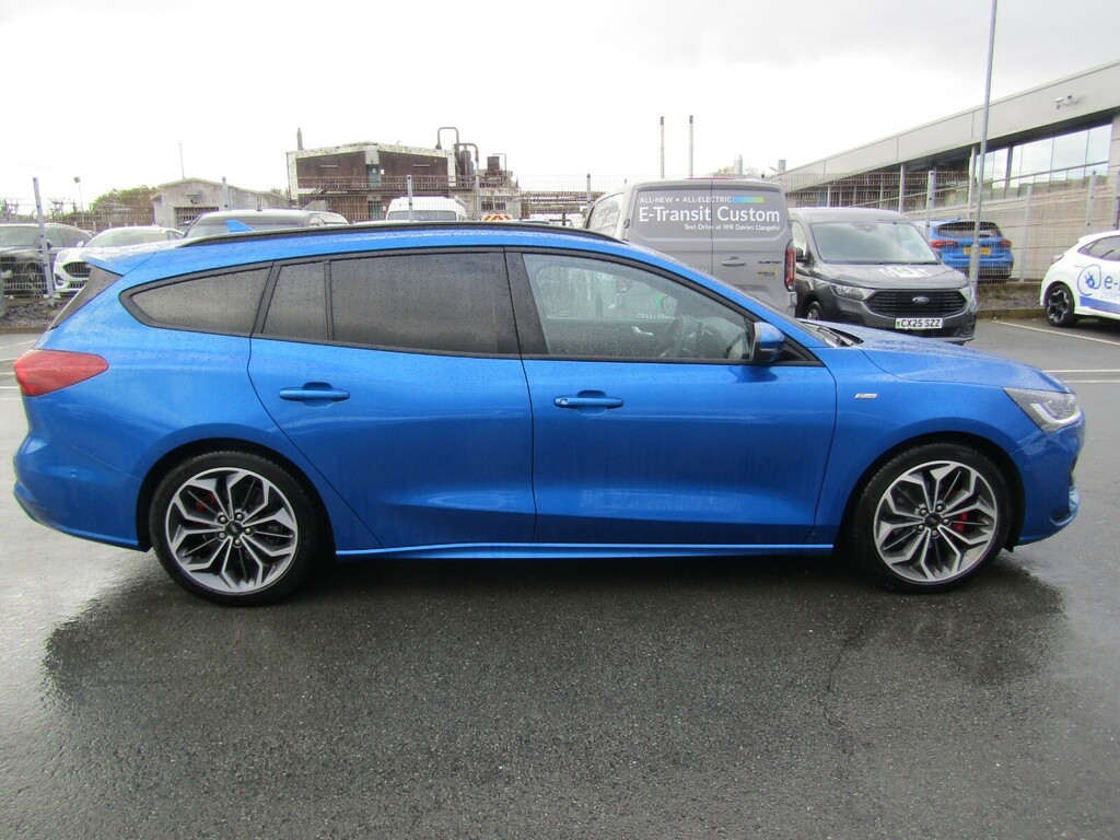 Ford Focus 1.0T Ecoboost Hybrid Mhev 155 St-line X E EA74MHM Blue #2