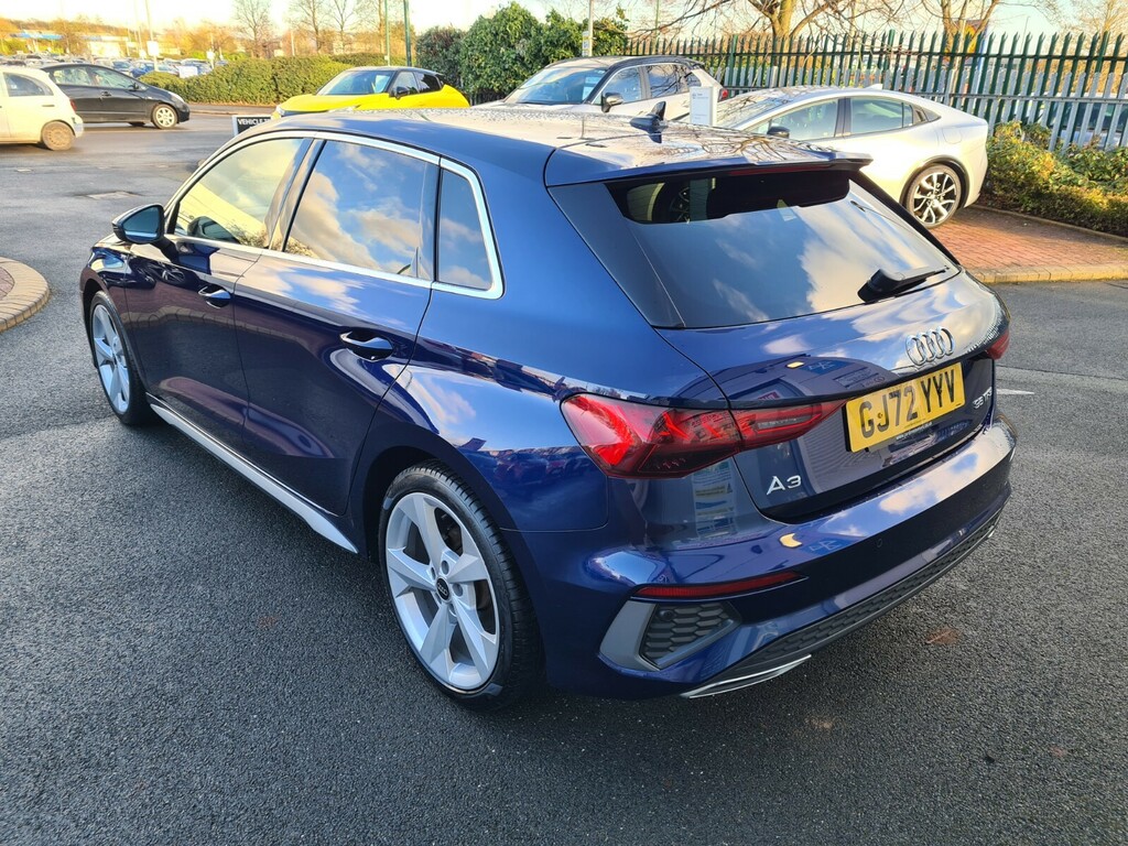 Audi A3 35 Tfsi S Line S Tronic GJ72YYV Blue #5