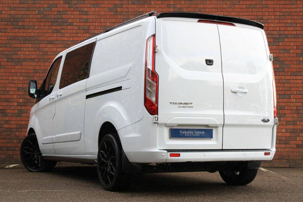 Ford Transit Custom 2.0 320 Ecoblue Limited Crew Van L2 H1 Euro 6 HJ72VHZ White #3