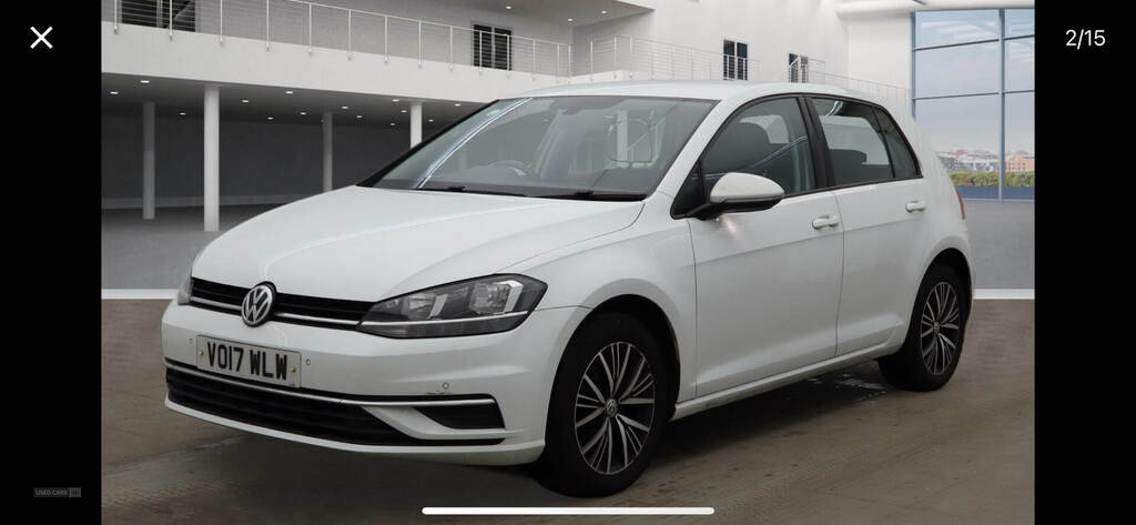 Volkswagen Golf 1.0 Tsi 110 Se Nav VO17WLW White #2