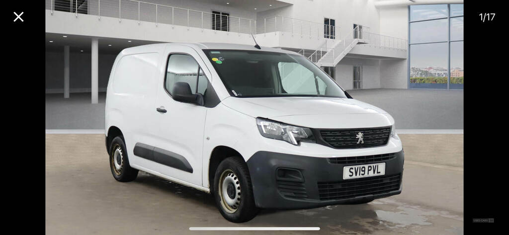 Peugeot Partner 650 1.6 Bluehdi 75 S Van White