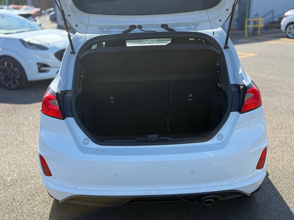 Ford Fiesta 1.0 Ecoboost Hybrid Mhev 125 St-line Edition SK23ZHM White #4