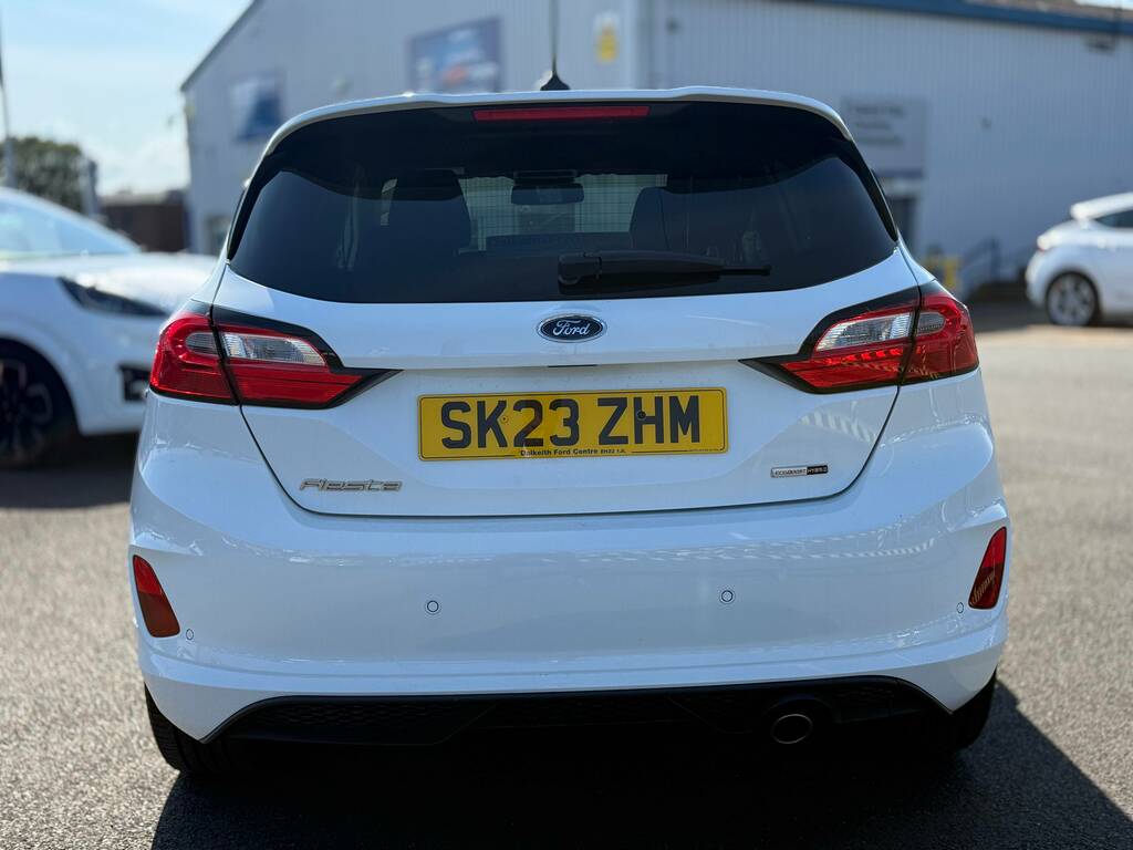 Ford Fiesta 1.0 Ecoboost Hybrid Mhev 125 St-line Edition SK23ZHM White #3
