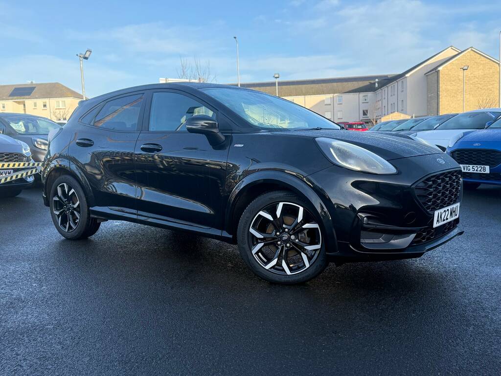 Ford Puma 1.0T Ecoboost Mhev St-line X Suv Hybrid AK22MHU Black