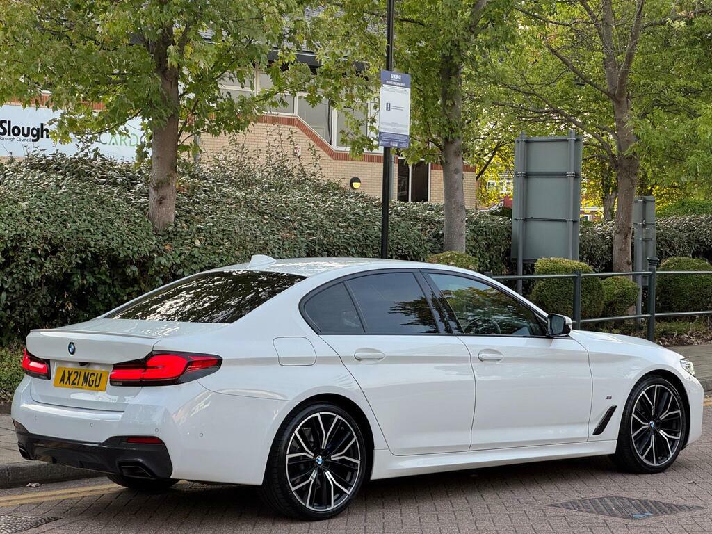 BMW 5 Series 2.0 520I Mht M Sport Steptronic Euro 6 S S AX21MGU White #3