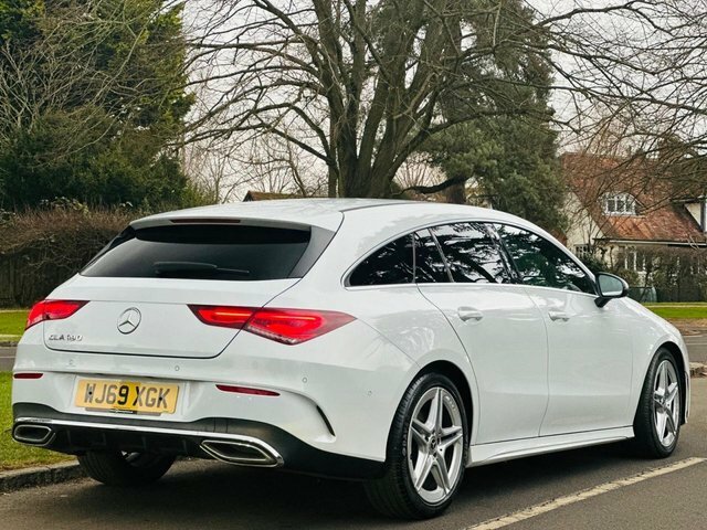 Mercedes-Benz CLA Class 1.3 Cla180 Amg Line Shooting Brake 7G-d WJ69XGK White #5