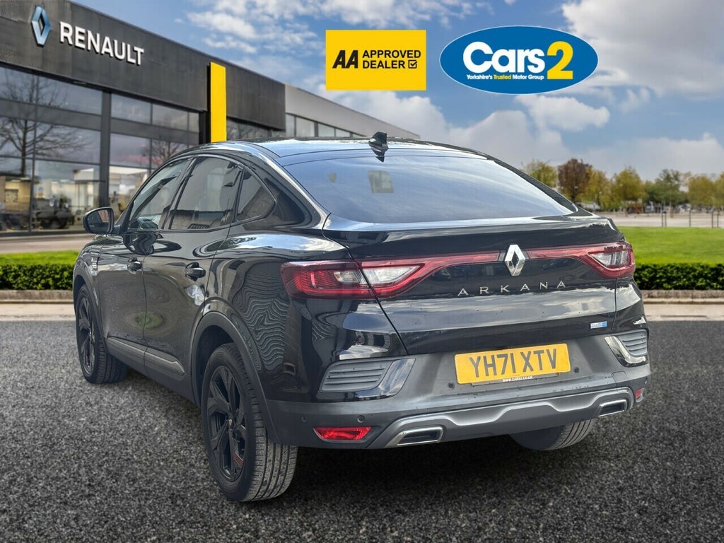 Renault Arkana 1.6 E-tech Hybrid 145 R.s. Line YH71XTV Black #4