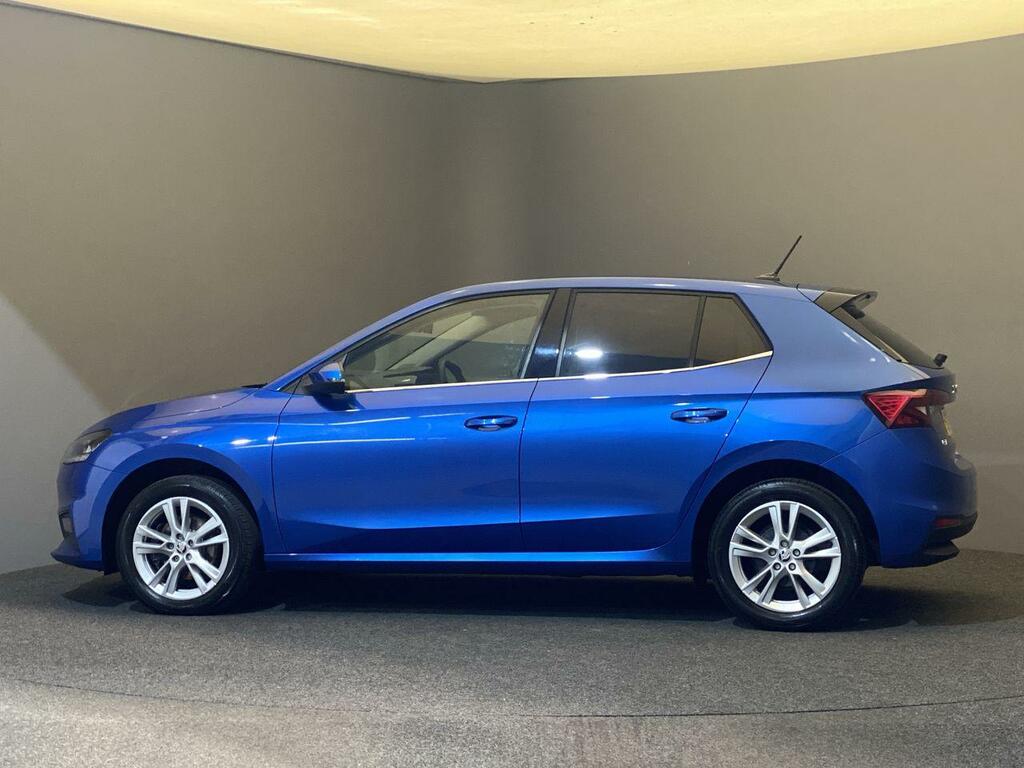 Skoda Fabia 1.0 Tsi Se L Nav Nq ST74BGX Blue #3