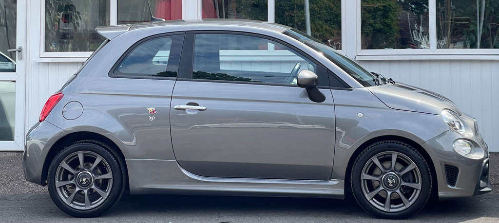 Abarth 595 1.4 T-jet 70Th Hatchback Euro 6 VX68RUJ Grey #3