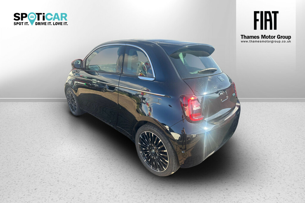 Fiat 500E 42Kwh La Prima Hatchback 118 Ps RJ25OYD Black #6