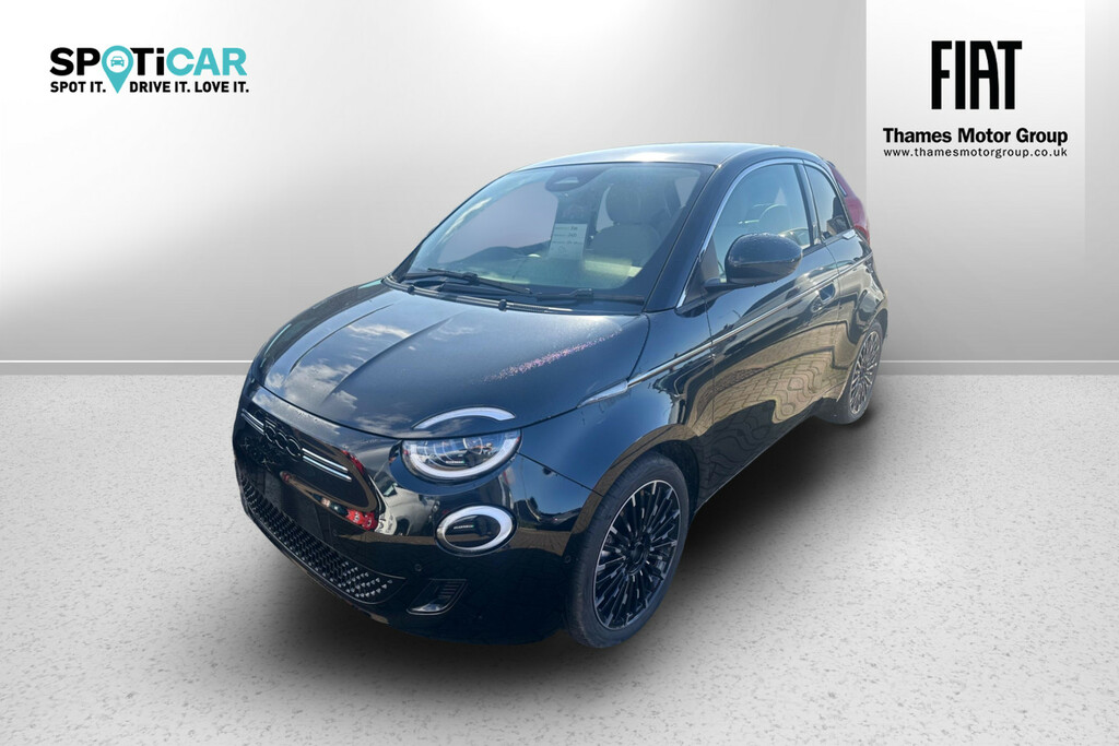 Fiat 500E 42Kwh La Prima Hatchback 118 Ps RJ25OYD Black #3