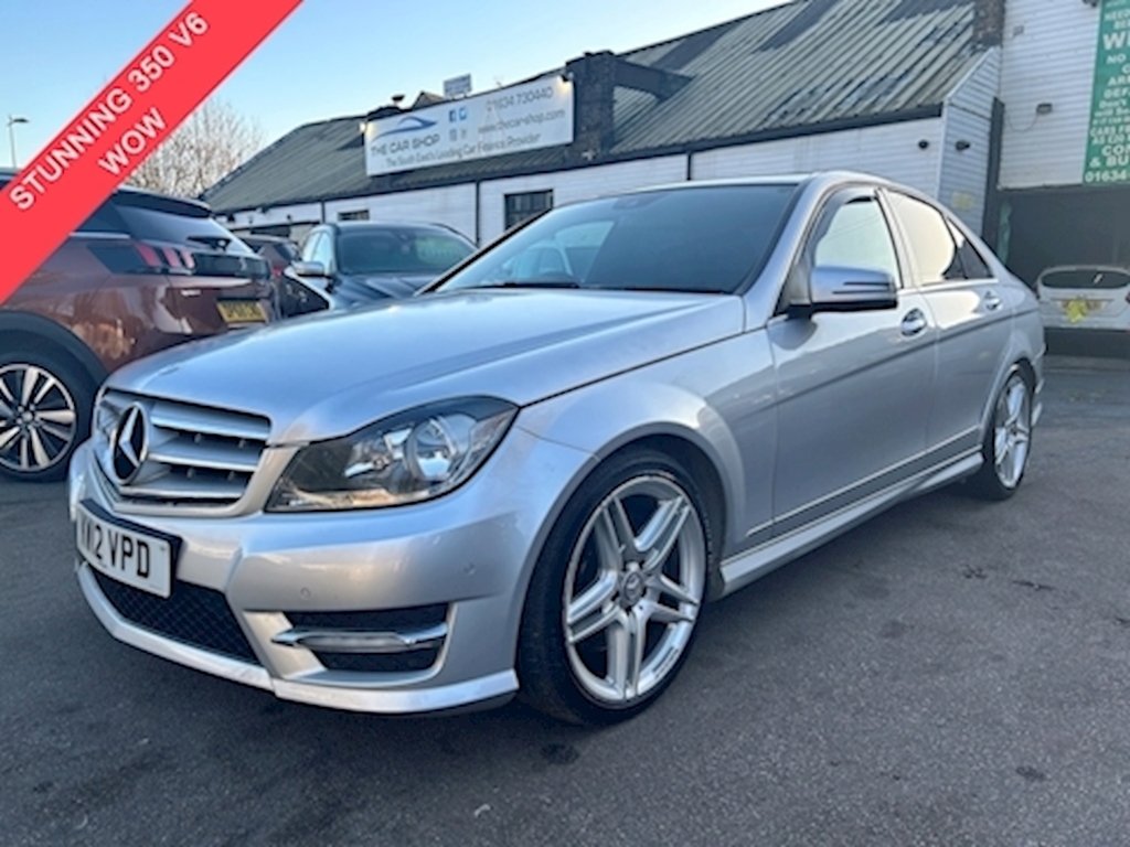 Mercedes-Benz C Class C350 Cdi V6 Blueefficiency Amg Sport Silver