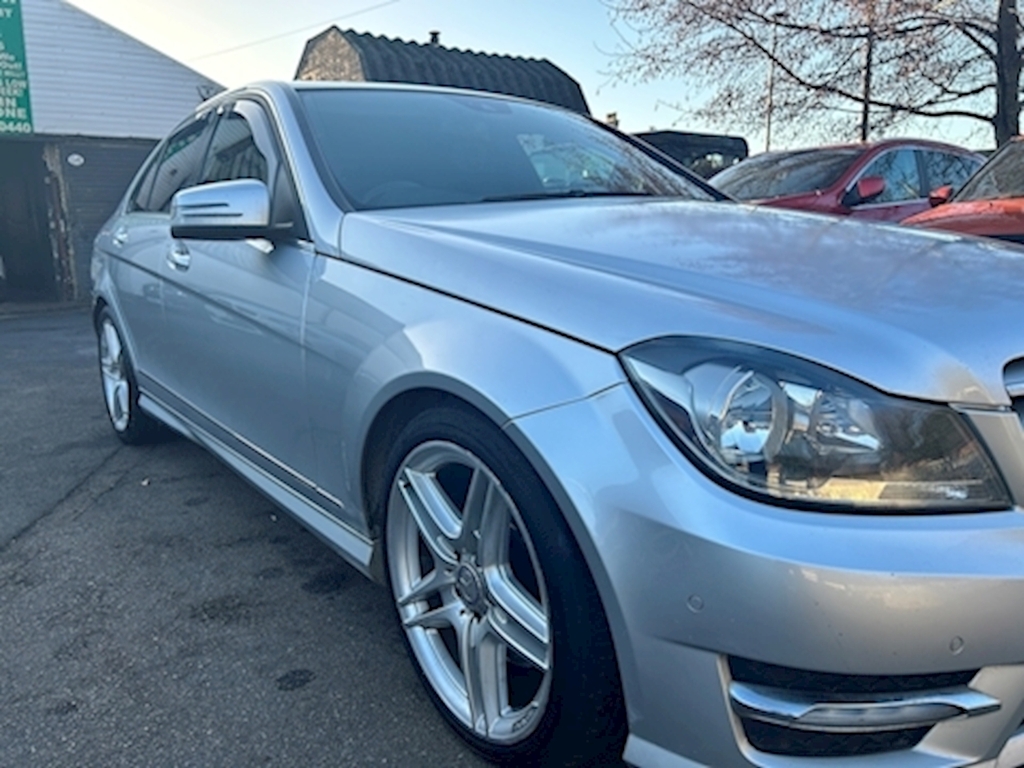 Mercedes-Benz C Class C350 Cdi V6 Blueefficiency Amg Sport Silver #2
